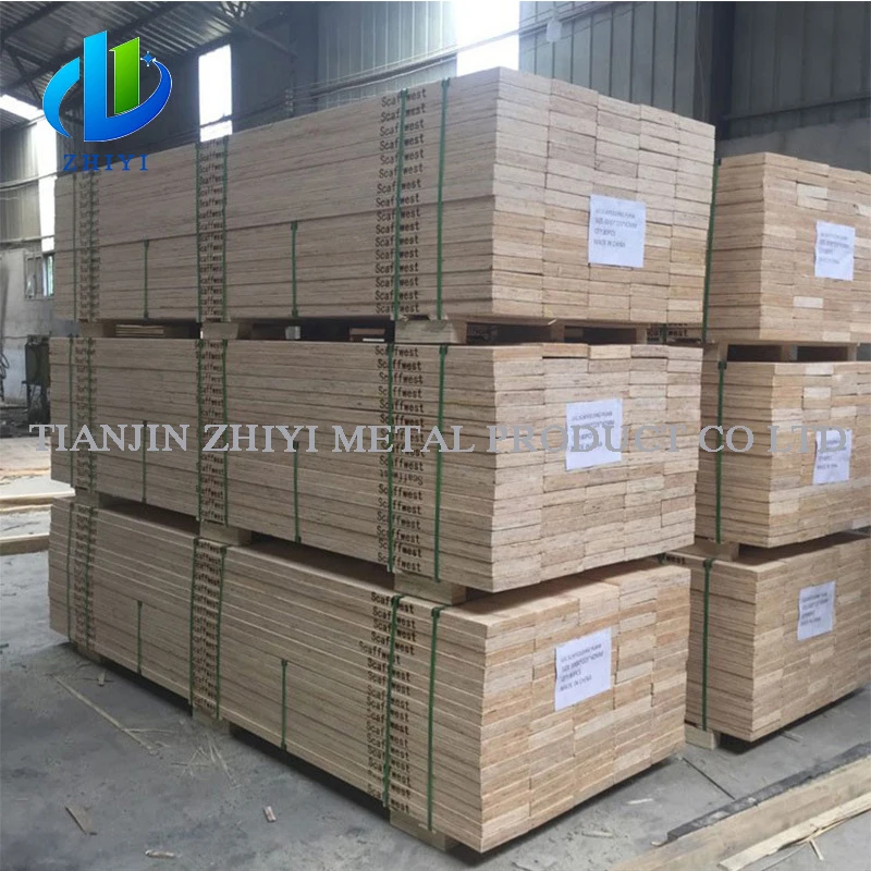Factory Price High Quality Laminated Veneer Lumber Scaffolding Boards Building Material Pine OSHA Scaffold Wooden Plank LVL Wood