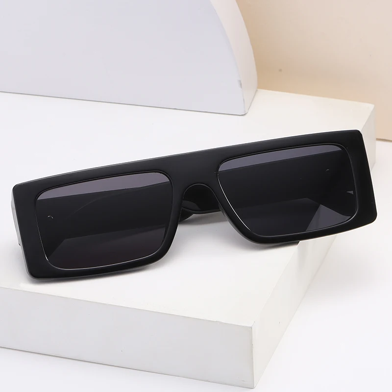 Fashion Vintage Retro Oversized Custom Cheap Square Big Frame Sunglasses for Women Men