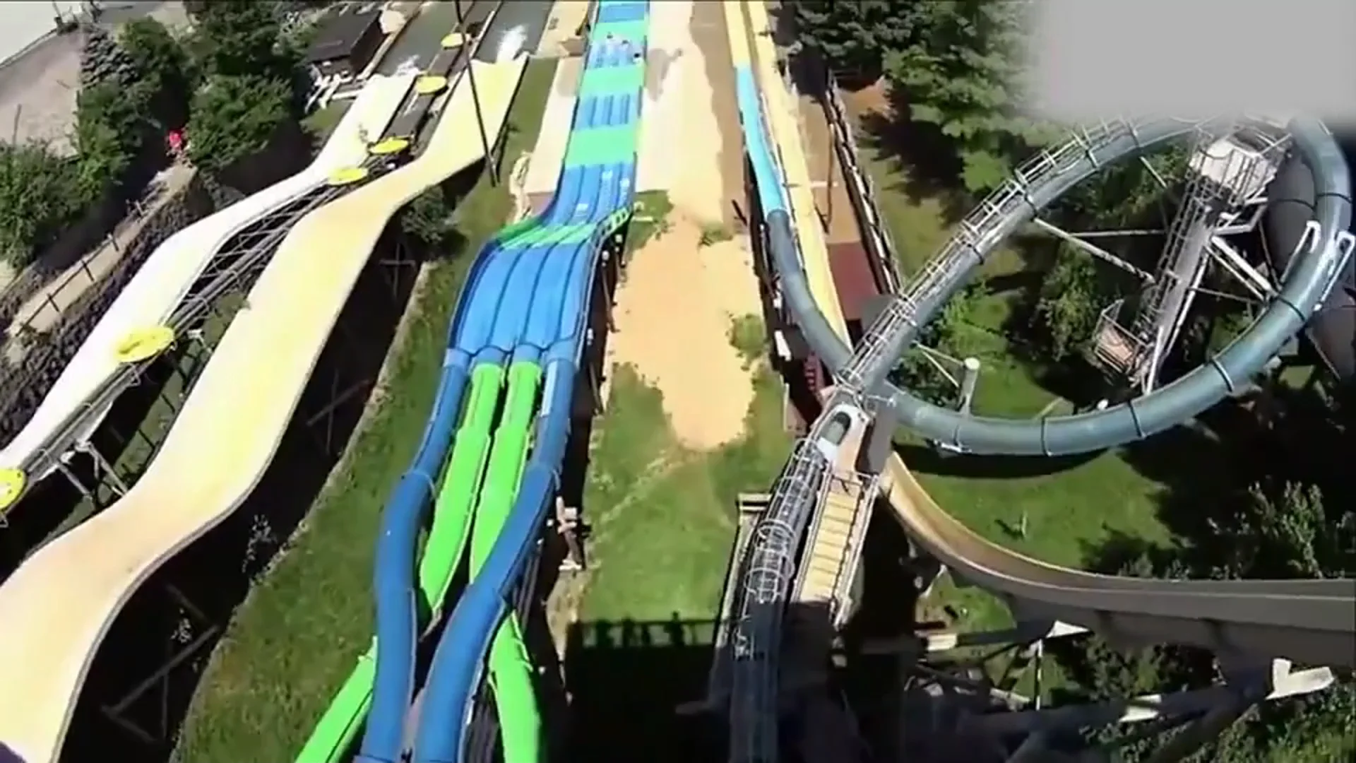 Big Water Park Amazing Fantasy Aqua Park With Fiberglass Slide Most ...