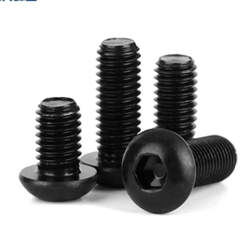 Black Electrophoresis Inox Innox Ansi 304 316 Hexagon Socket Button ...
