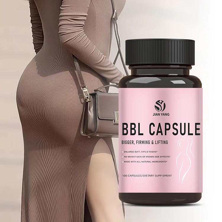 BBL Butt Enhancement Capsules Private Logo Buttock Booty Hip Enlargement Big Butt Enhancement 60 Capsules