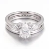 Real solid 10K gold moissanite  ring