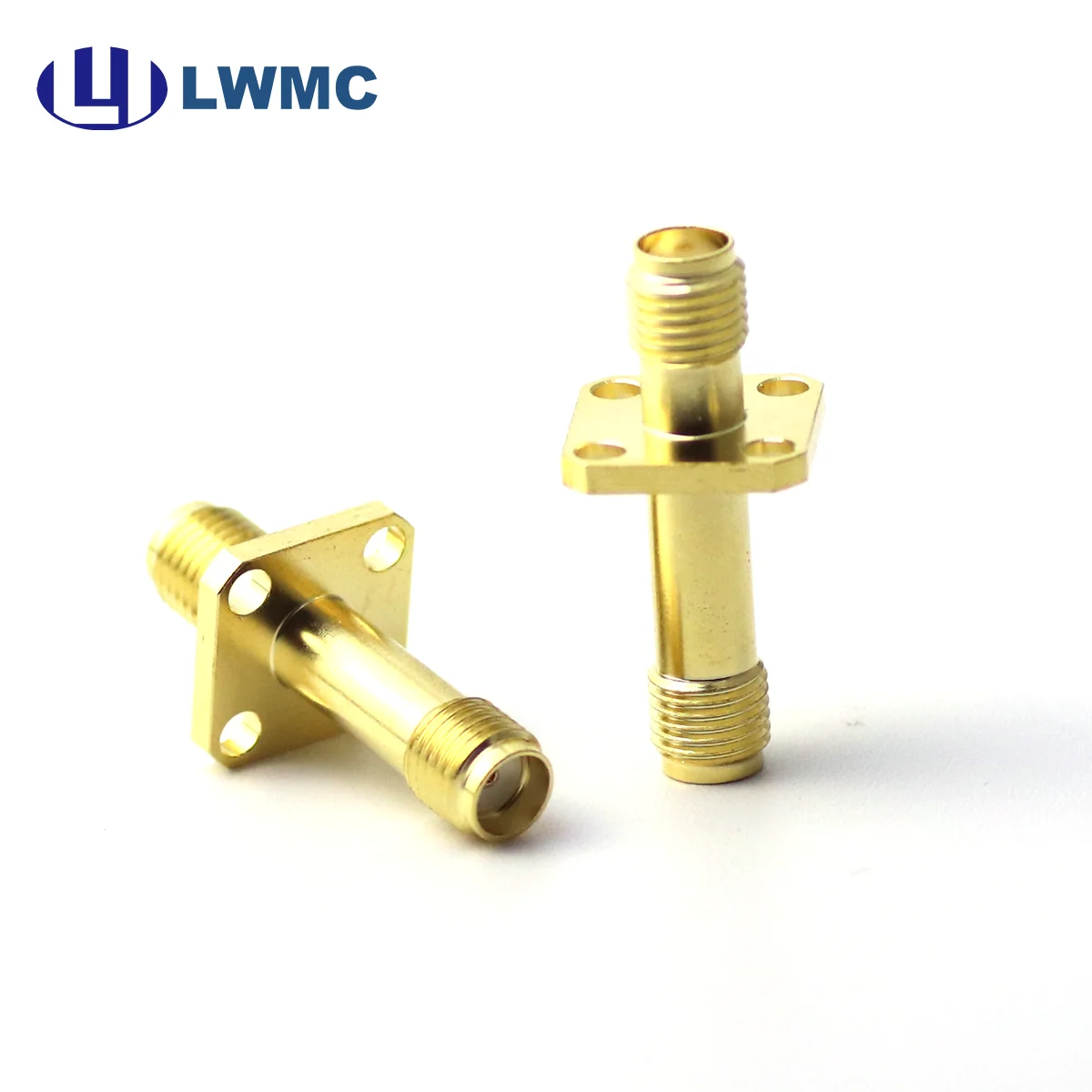 SMA Female to Female 4 Holes Flange