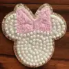 PINK WHITE ( 9cm*9cm)