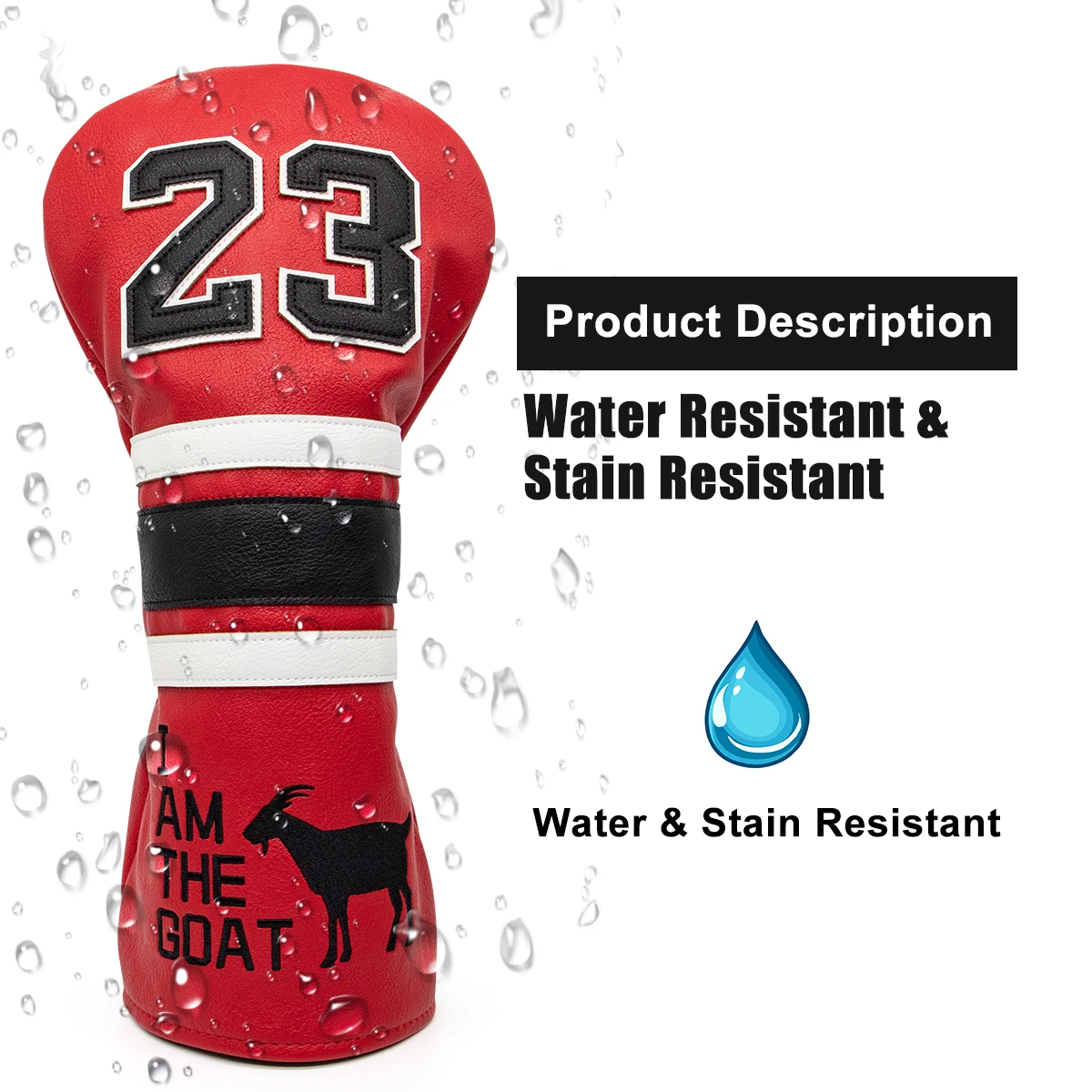 Wholesale Custom Pu Embroidery Applique No.23/24 Golf Driver Hybrid