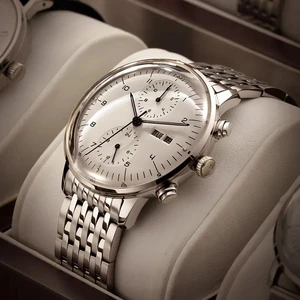 OEM 316L Stainless Steel Multifunctional Movement Watch Male Waterproof Mechanical Watches Man Business Calendar Wristwatch