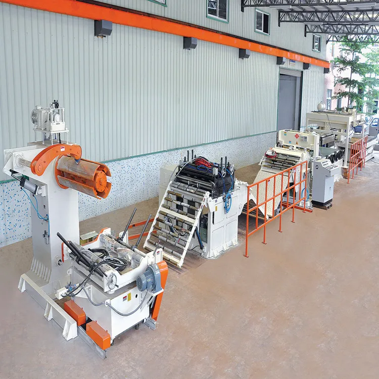 Китай металлический лист лом, РАЗМАТЫВАТЕЛЬ выравнивания и машина по разрезанию на куски