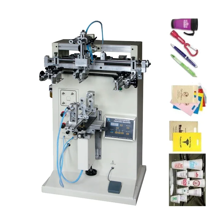 ZOMAGTC Factory Price Semi Auto  Glass Bottle Screen Printing Machine Price of Screen Printing Machine for Plastic Bottles