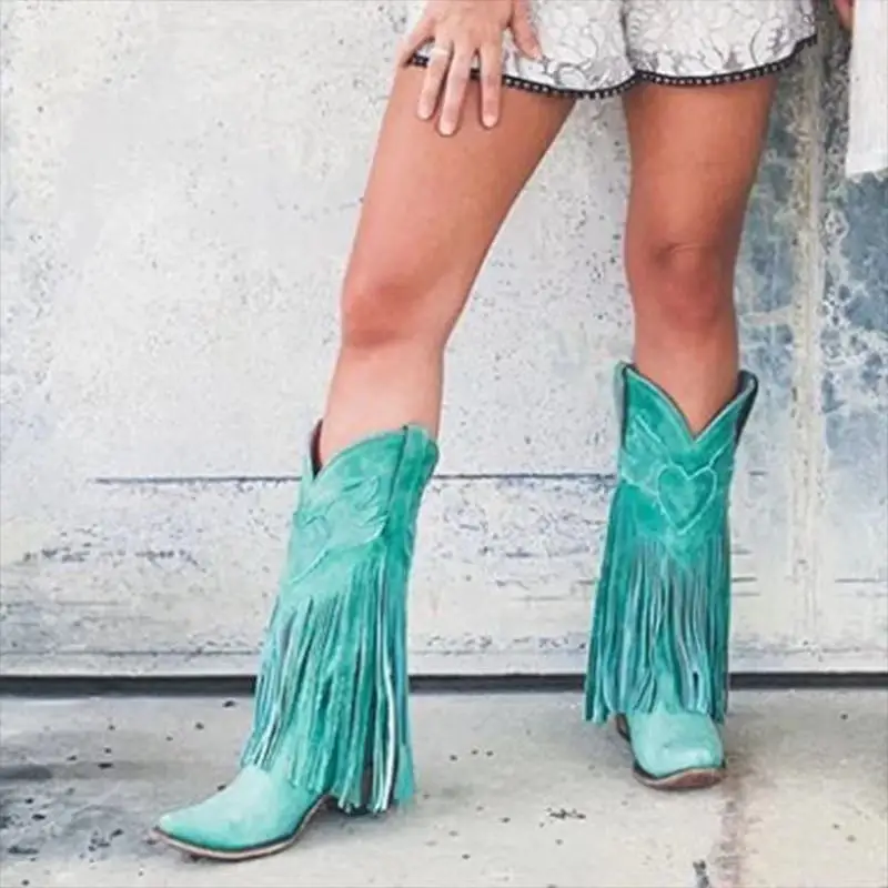 fringe boots cheap