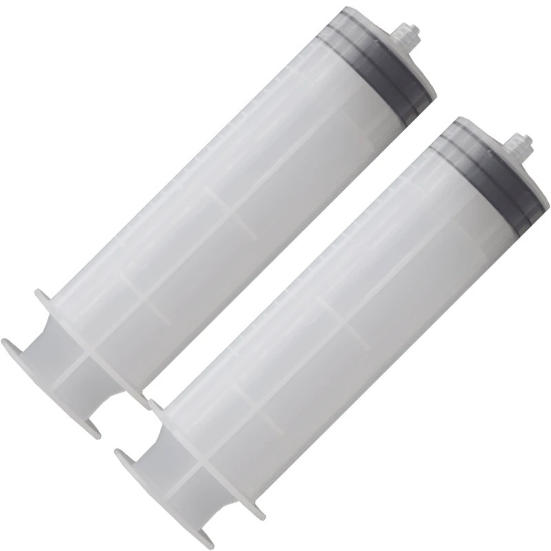 Пластиковый шприц с винтовым шприцем большой