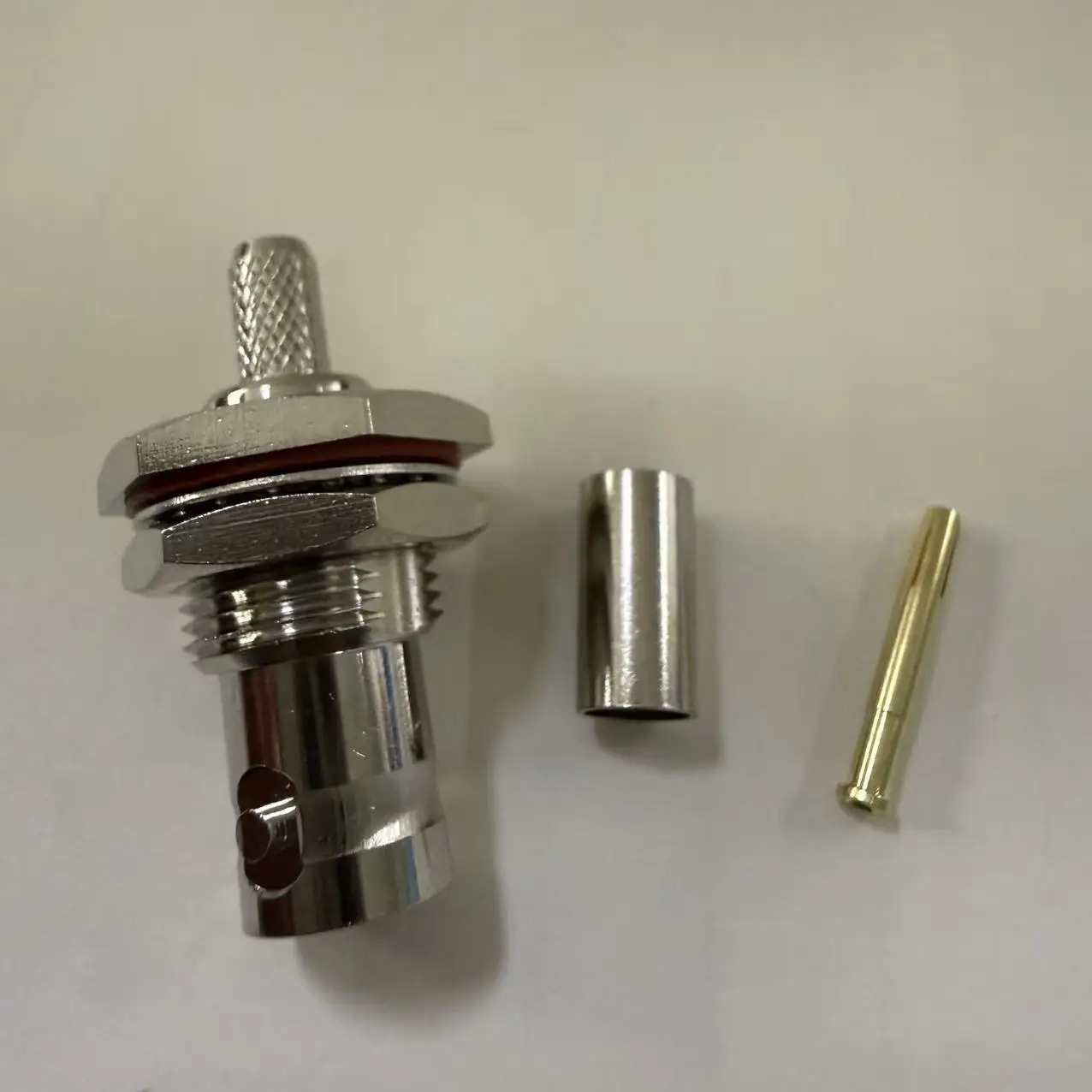 Large Hexagon BNC-C-KY3 RF Coaxial Connector BNC Female Connector for RG58 RG142 Coaxial Cable