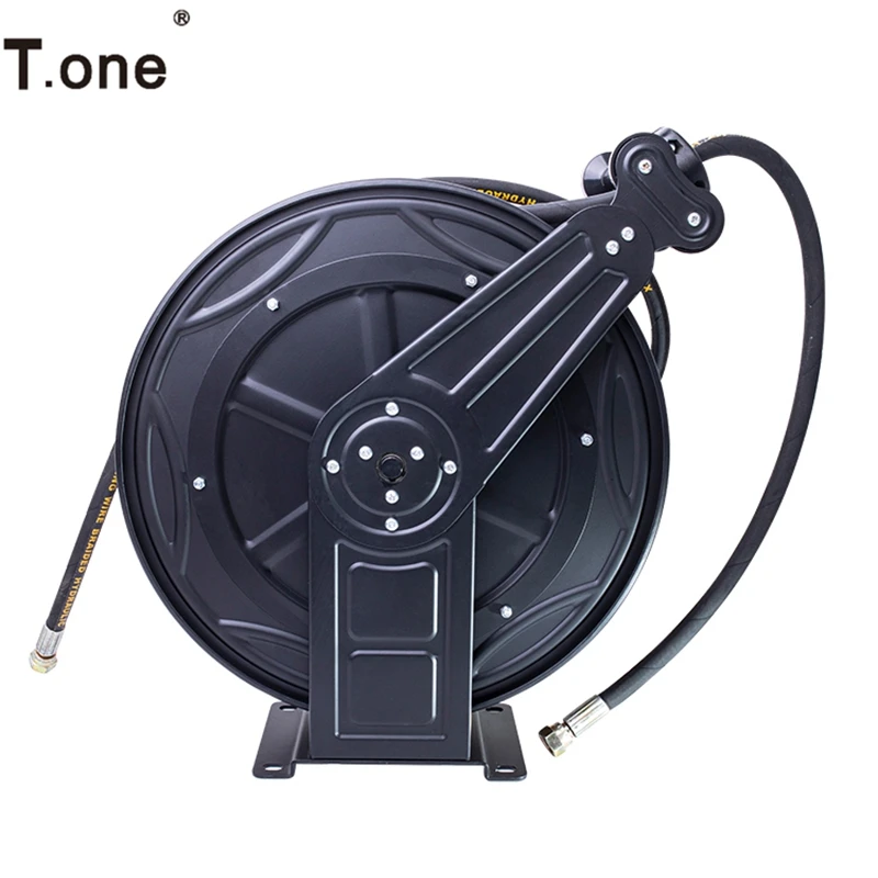 Automatic Retracting Hose Reel High Pressure Metal Stainless Steel Hose