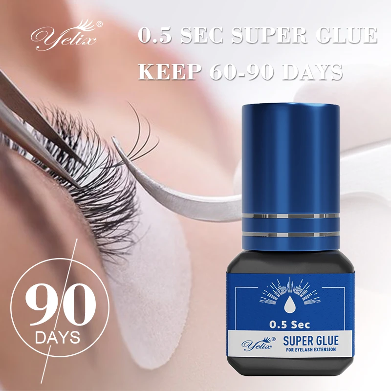 Yelix Extension Semi Permanent Eyelashes Set Glue Lash Adhesives Glues  Best Glue Eyelashes