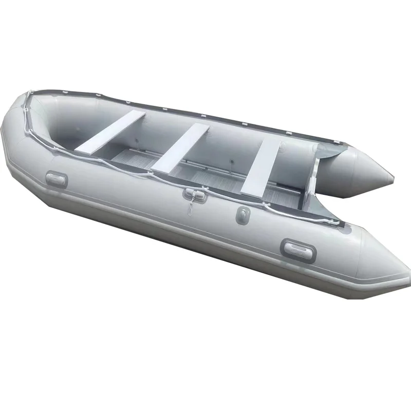 Luxury RIB Hypalon Inflatable 4.7m Inflatable Boat Aluminium Floor Boat YAMAHA MOTOR 15 HP for SALE