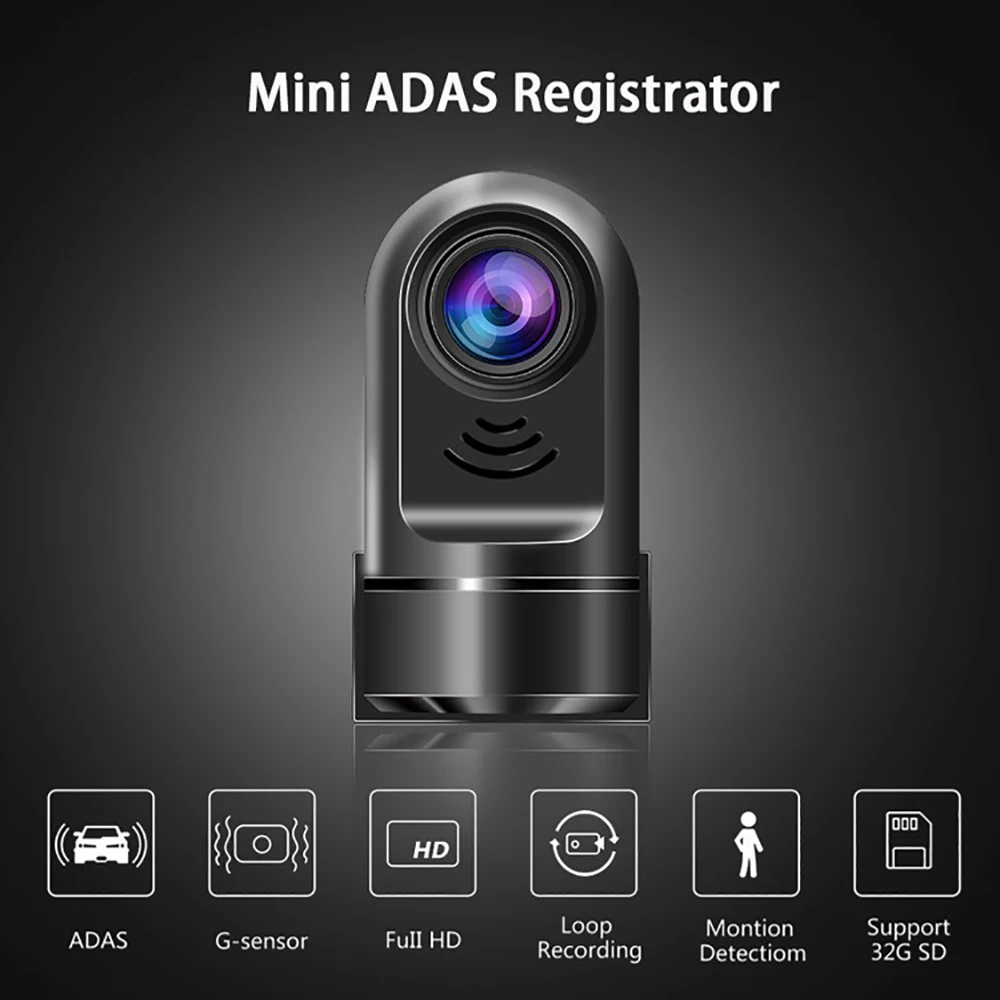 Mini Car DVR USB Camera Dashcam Full HD Registrator Video Recorder