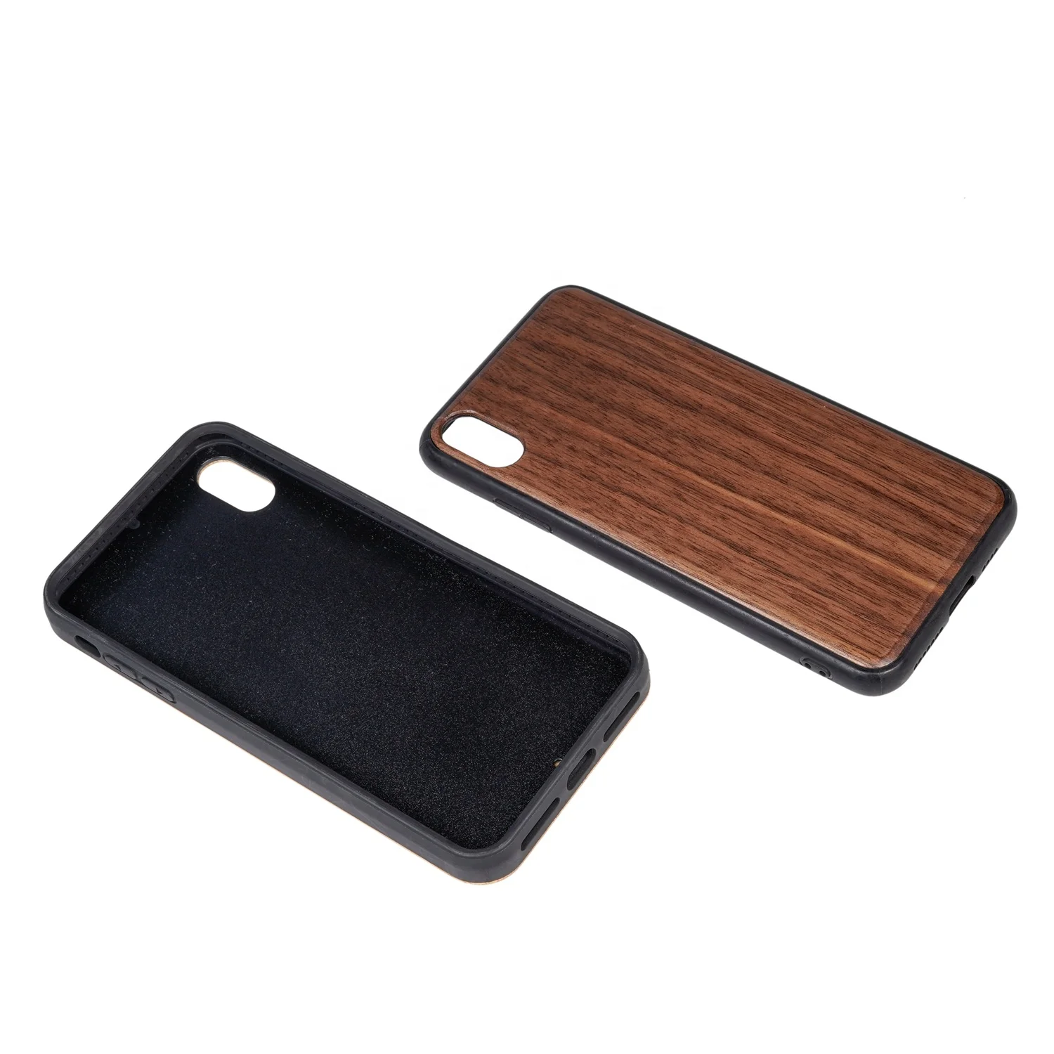 Роскошный противоударный чехол из натурального твердого дерева под заказ Деревянный чехол для мобильного телефона для Iphone 12 Xs Max