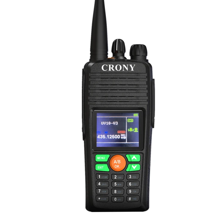 Crony DT-8188 Dual Band Walkie Talkie - 15km Range, 10W Power