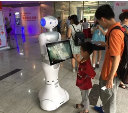 Pepe  Multi Functional Intelligent Commercial Welcome Guide Service Robot