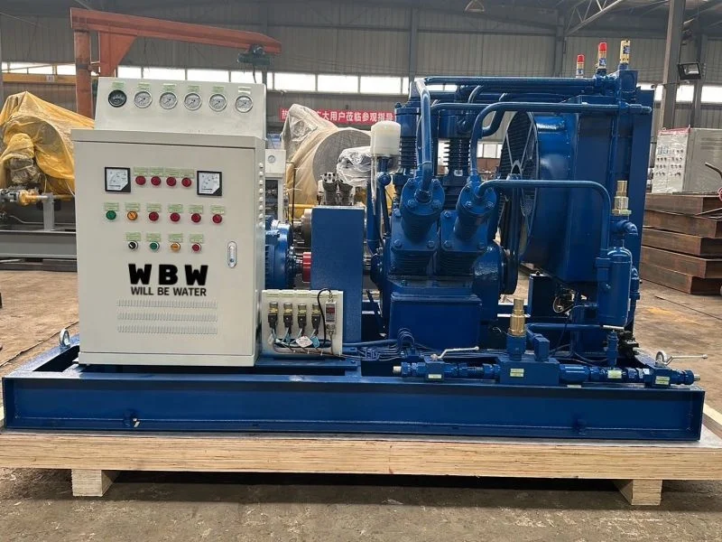 Natural Gas Compressor Small Gas Station Oil-free Air-cooled CNG Compressor