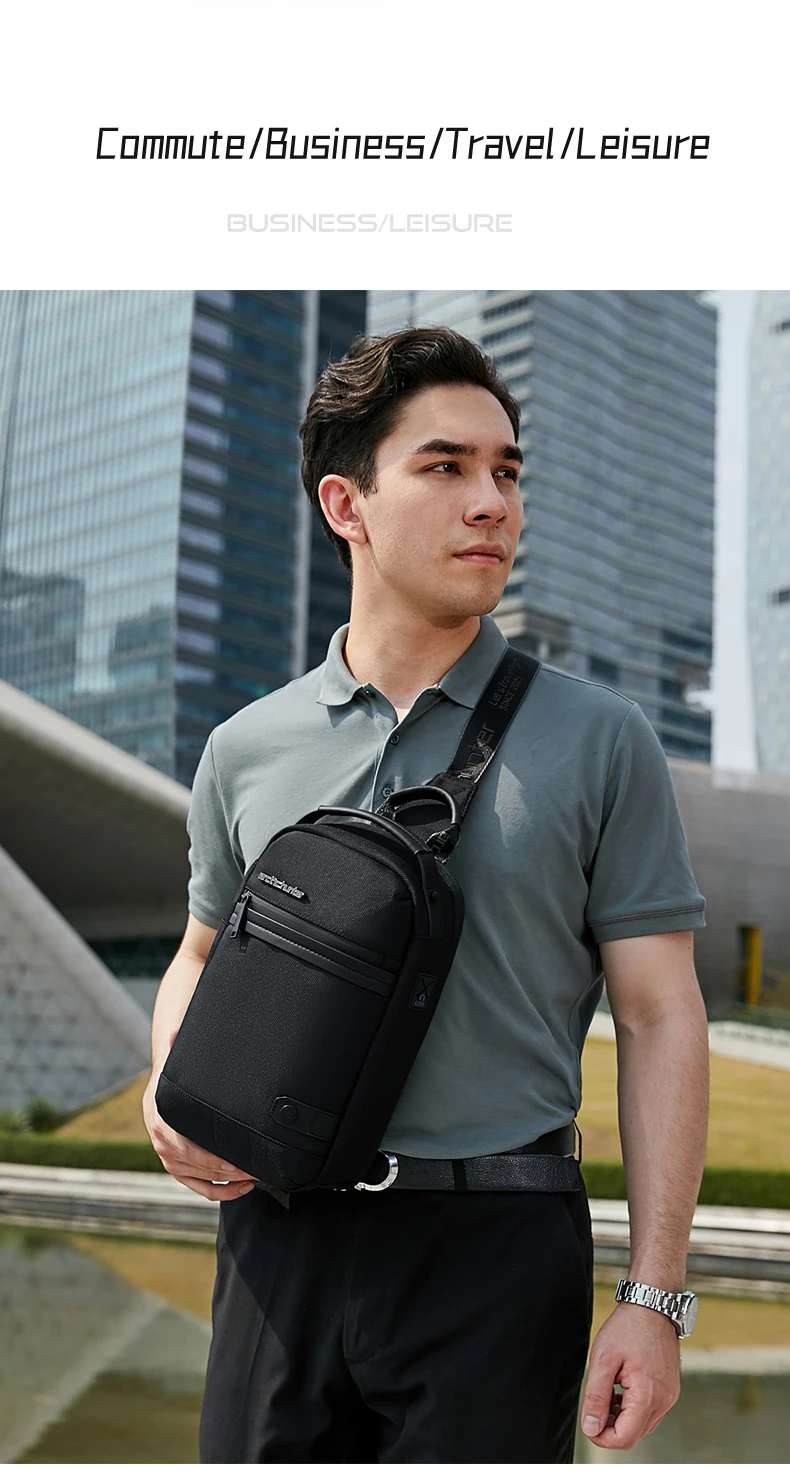 2023 ARCTIC HUNTER New arrival chest bags for men shoulder sling smart bags Lightweight crossbody sling bag men