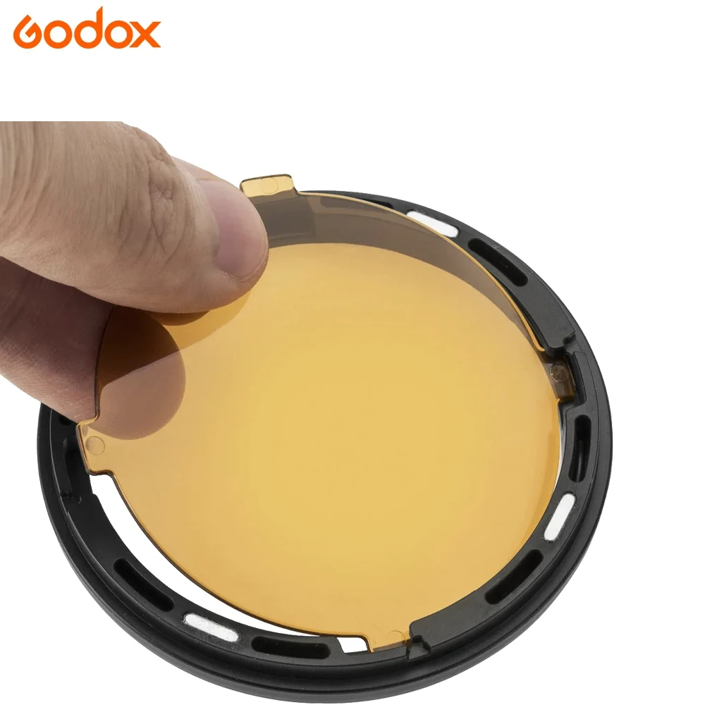 Godox AK-R16 Set Filtri Colorati Magnetici Per Flash V1 E Testa H200R, Compatibile Con AD200/AD200 Pro E Serie V1 (C/N/S/F/O)