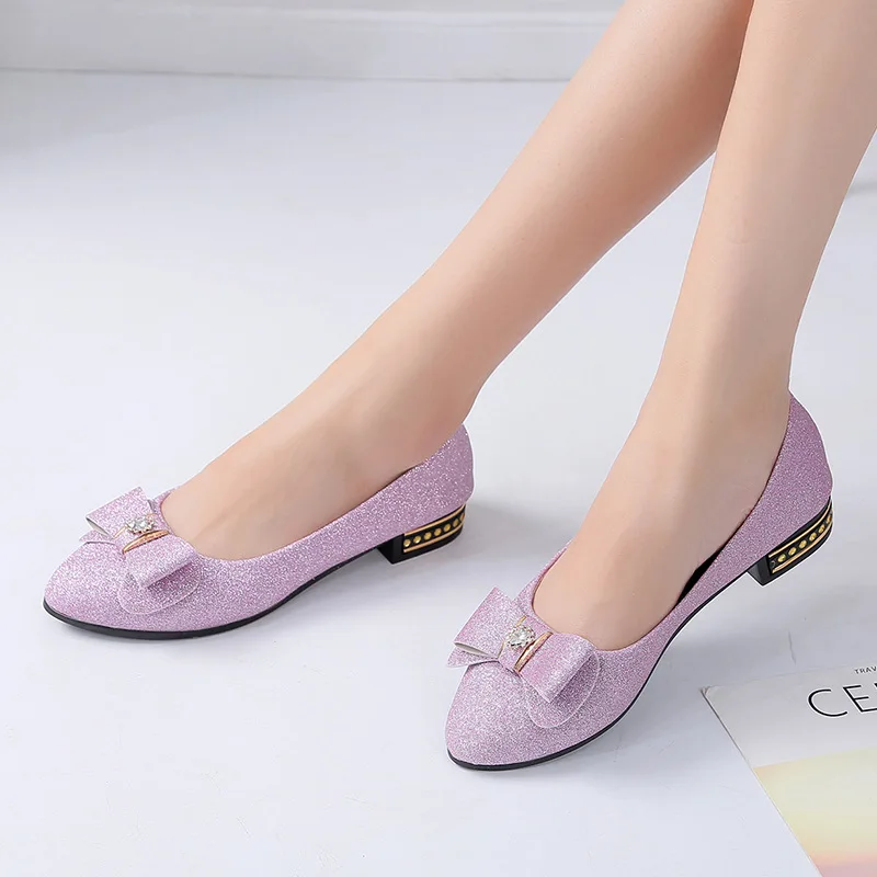 low heel winter dress shoes for women New Women's Round Toe Leather zipper Low Block Heels Ankle Boots Winter Shoes 43