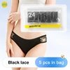 09 Dentelle Noire - Taille Mi-Haute - 5 pièces - En sachet