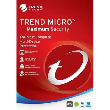 Trend Micro Maximum Security 3 years 1devices antivirus internet security software Website activate