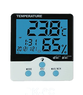 BIOBASE China  Cheap Luminous Temperature Hygrometer Digital Thermometer Hygrometer with Clock