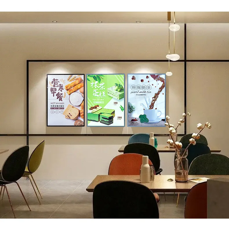 LED Movie Poster Frame 18" X 24" LED Light Box Display Sign Holder for ...