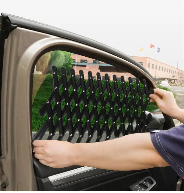 Dog Window Guard Gate Vent Expandable Car Window Ventilation Safe Guard Grill