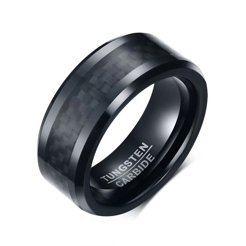 Anillo De Carburo De Tungsteno Negro Para Hombre,Joyería,Superventas - Buy Negro  Anillo De Carburo De Tungsteno,Anillo De Carburo De Tungsteno,Anillo De  Carburo De Tungsteno Product on Alibaba.com