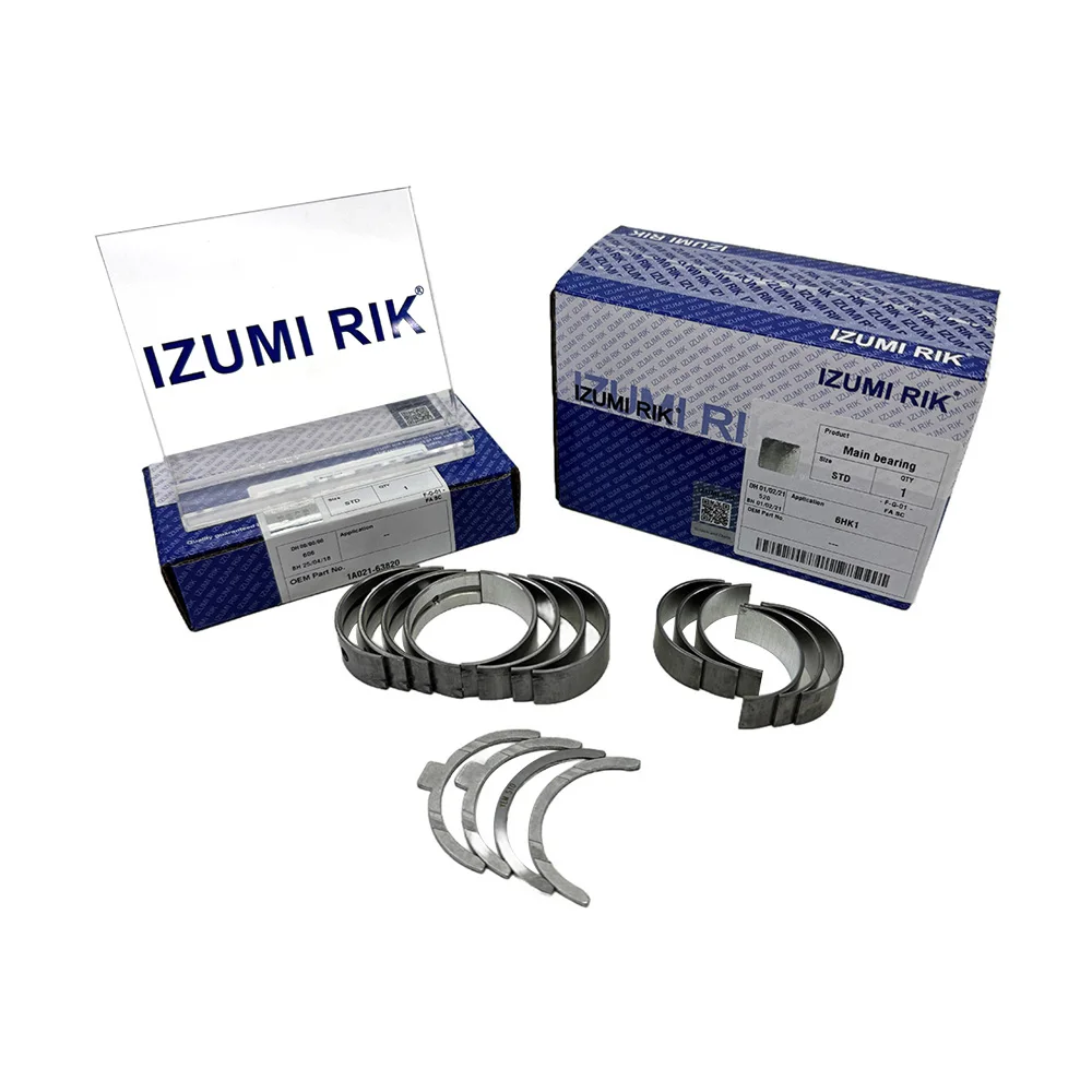 IZUMI RIK for Caterpillar C3.4 C3.8 C4 C4.2 Main & Conrod Bearing with Thrust Washer Factory Supply Engine Parts