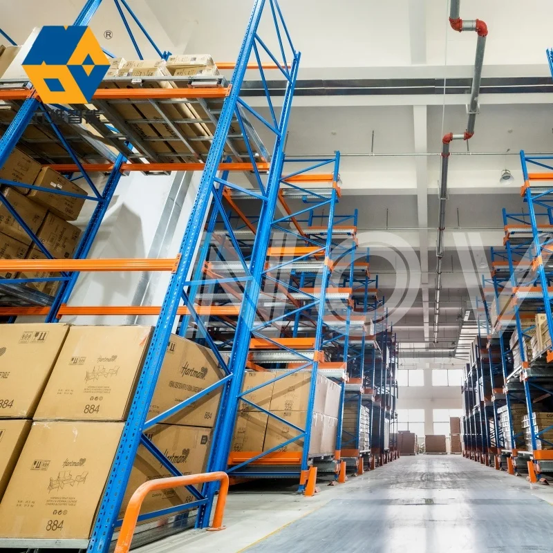 중형 산업용 철제 창고 저장 무선 셔틀 팔레트 랙 시스템 저렴한 가격 산업용 FIFO 팔레트 셔틀 랙