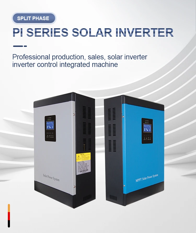 Split Phase 6kw Dc/ac Inverters Low Frequency Hybrid Solar Inverter ...