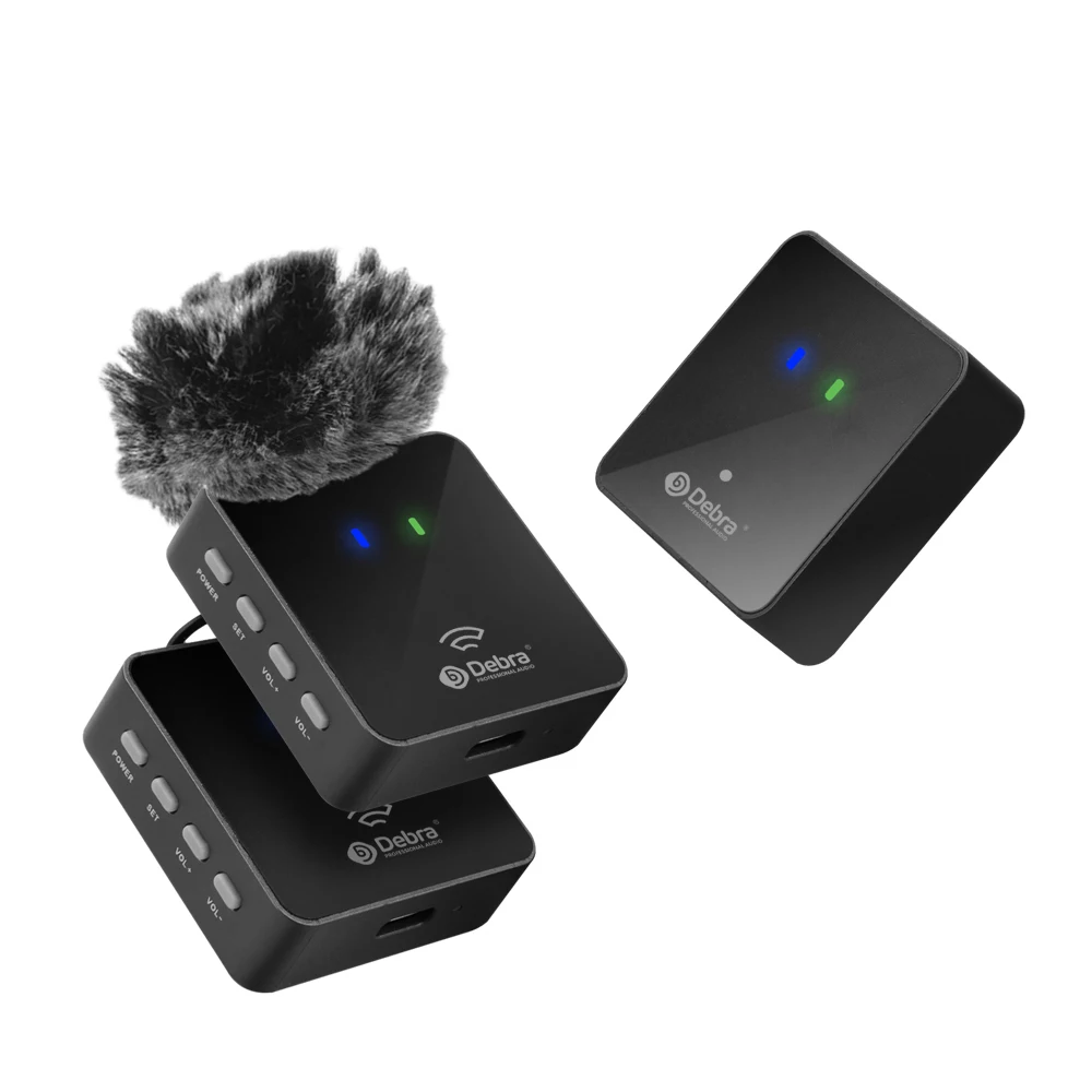 Noise-cancelling Wireless Lavalier Microphone For Android Live