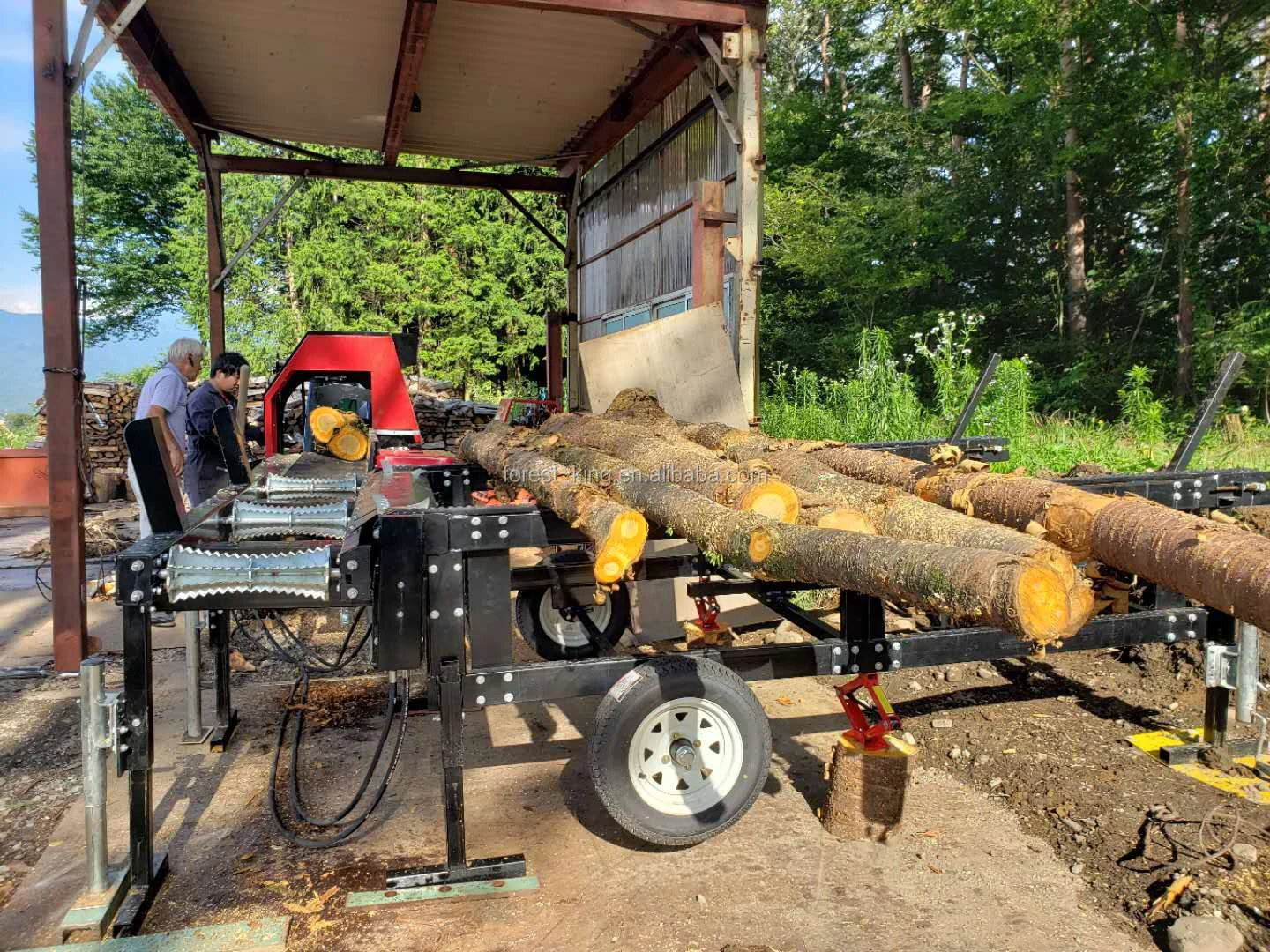 RM500JOY Log Splitter - 30ton Wood Processor with Lifan Engine
