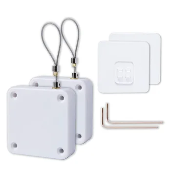 Auto 1.2 m Solid Steel Wire ABS Sensor Door Closer Hydraulic Soft Closing for Bathroom Hotel and Kitchen