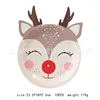 Gobelet en papier rouge de Noël - 10 unités