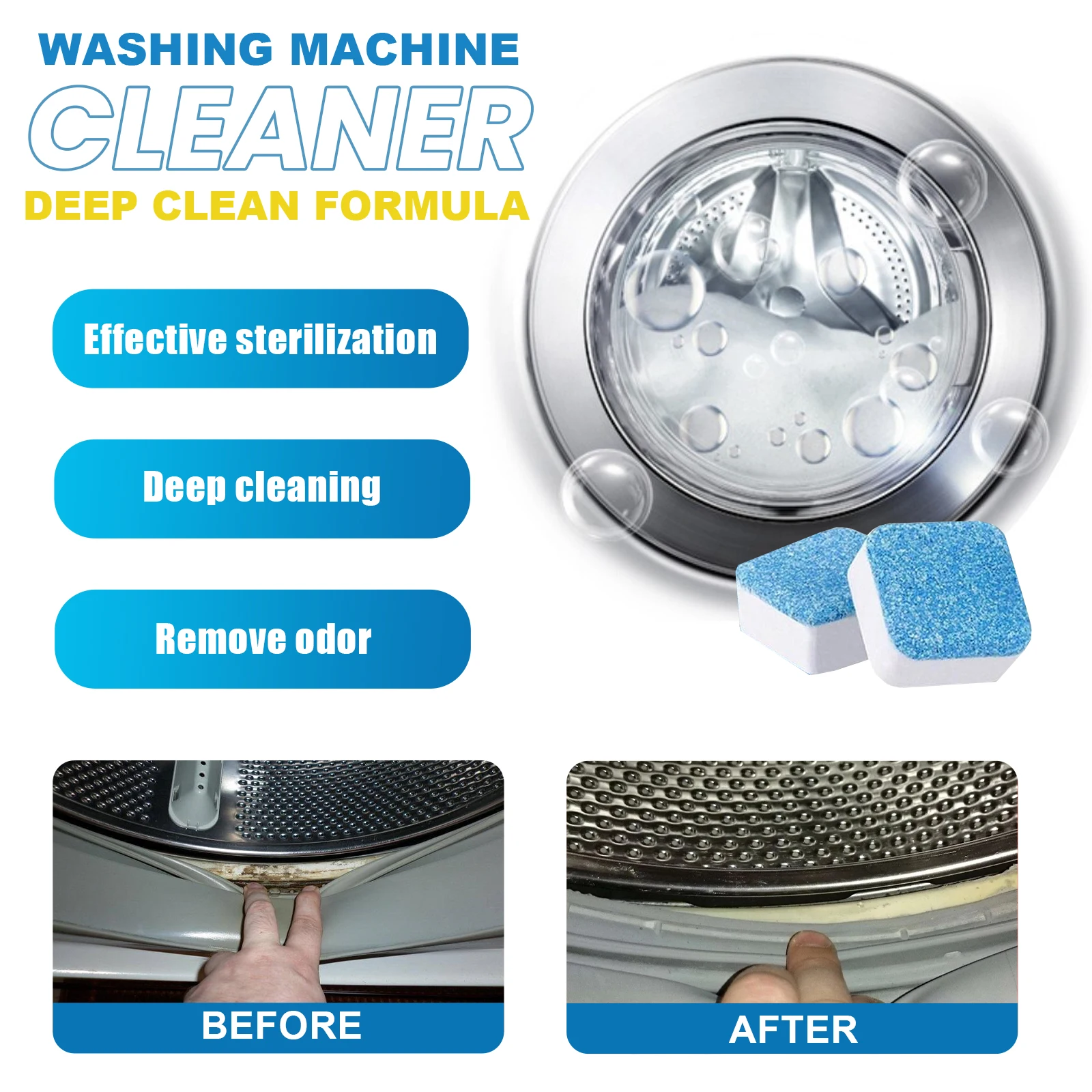 Jaysuing Oem&odm Washing Machine Cleaning Capsule Fresh Wash Machine