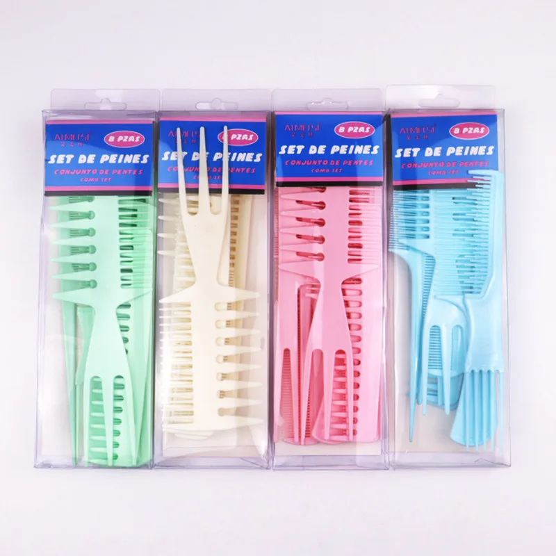 8 шт. расчески для волос