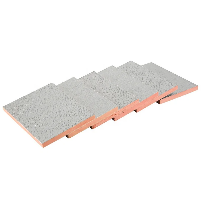 Modern Design Thermal Insulation Pre-Insulated Duct Panel Fiber Cement Glass Board with Aluminium Foil