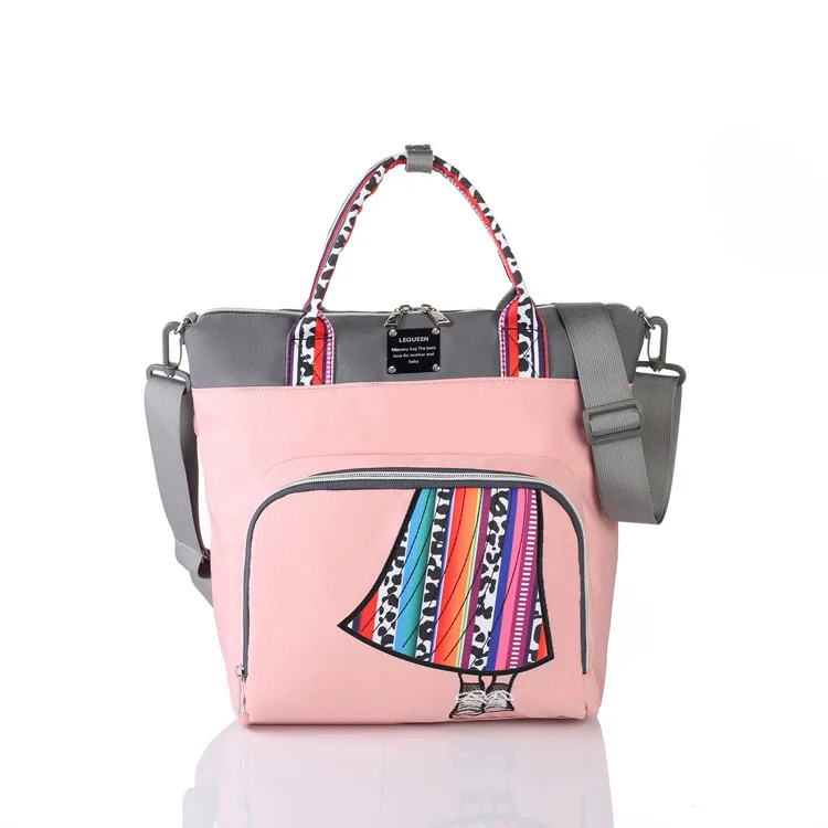 Hot Sale Outdoor Portable Baby Diaper Bags Large Capacity Mommy Backpack Bag