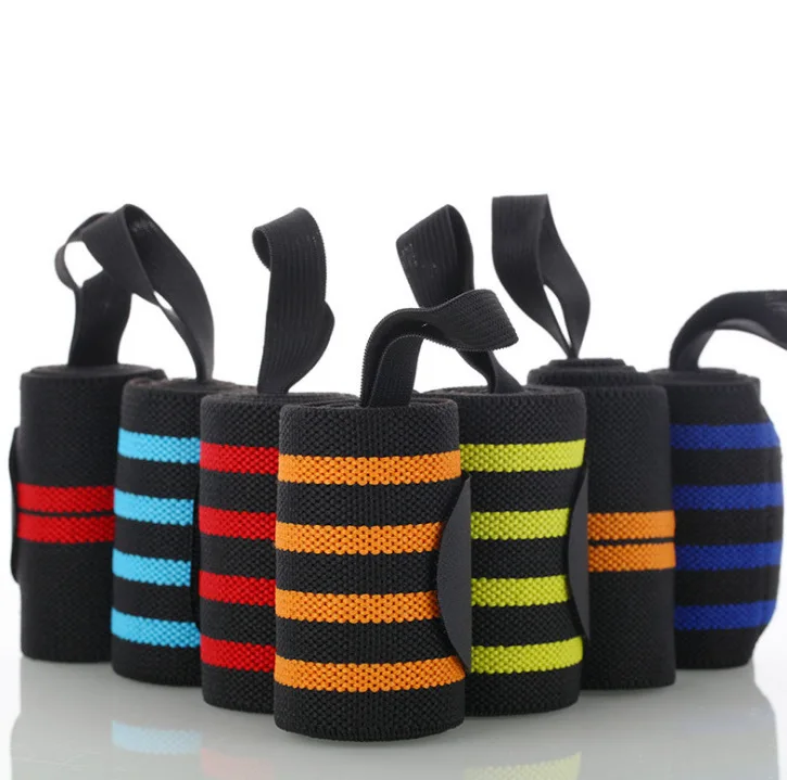 Weightlifting Wristbands With Thumb Loop Adjustable Fitness Wrist Strap ...