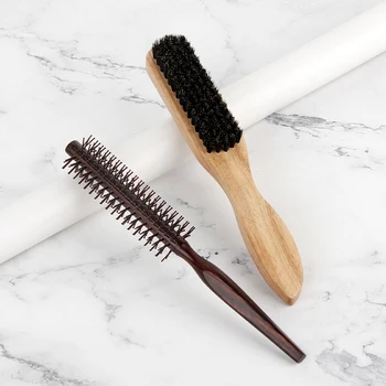 Men's and women's set Comb Wooden Comfortable handle Durable Hairdresser Combs Tools for SHANGZHIYI