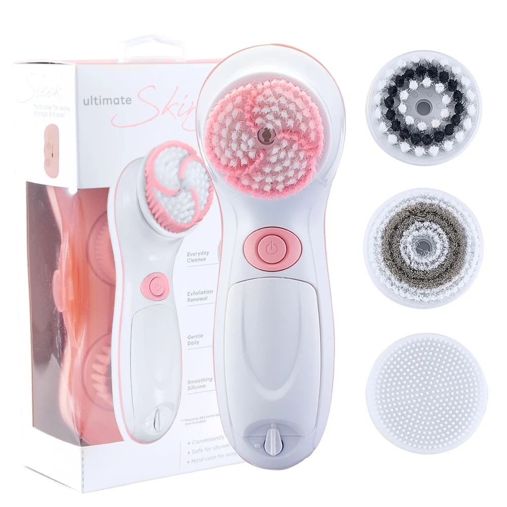 LIDOW 4 в 1 многофункциональная Водонепроницаемая Очищающая щетка для лица набор Вибрирующая Беспроводная электрическая автоматическая щетка для лица