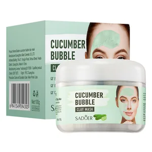 Custom Label Peach Cucumber Bubble Mask Clay 100g Wholesale