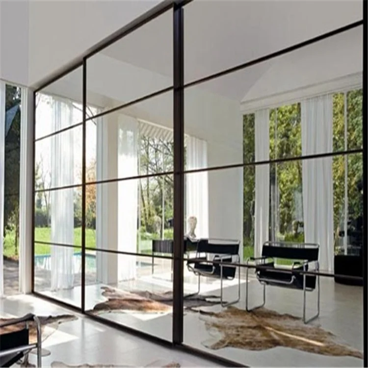 Classical Customized Metal Double Iron Door Designs Residential Steel Swing Wrought Iron Door