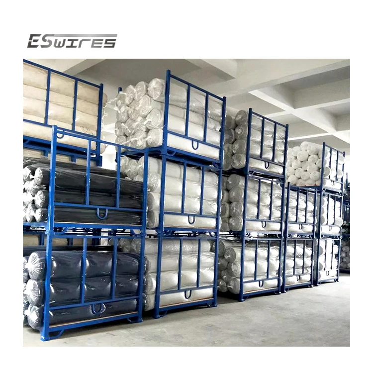Warehouse Heavy Duty Foldable Transport Fabric Roll Carpet Stack Rack