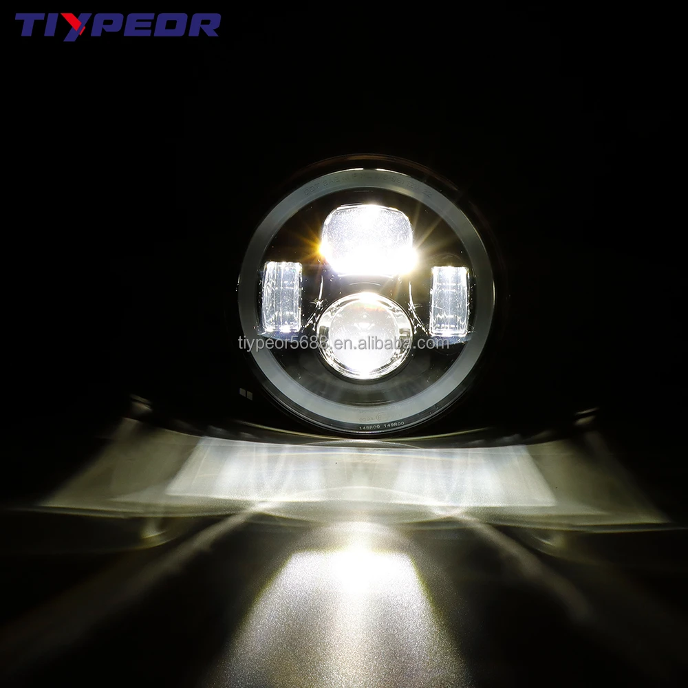 product tiypeor dot e mark 7 inch led headlight for land rover defender 90 110 lighting system accessories for motorcycle headlight-9